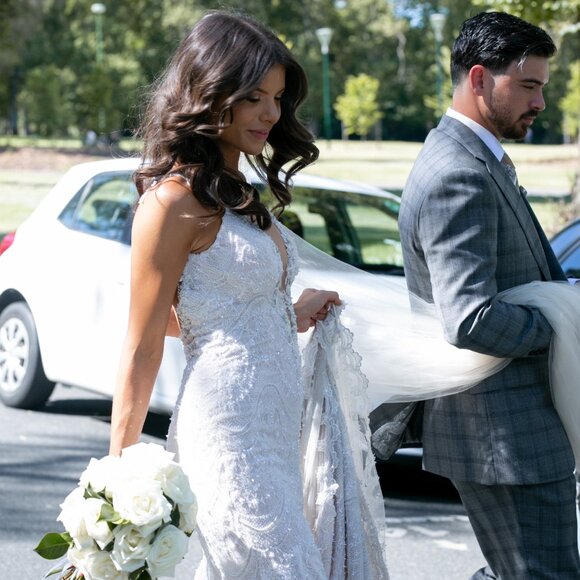 Galia Lahav Armani Wedding Dress Gown - Picture 5 of 9